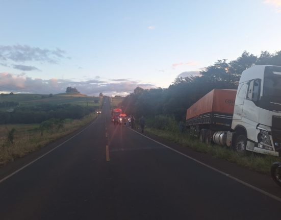 Motociclista fica gravemente ferido em acidente na SC-163