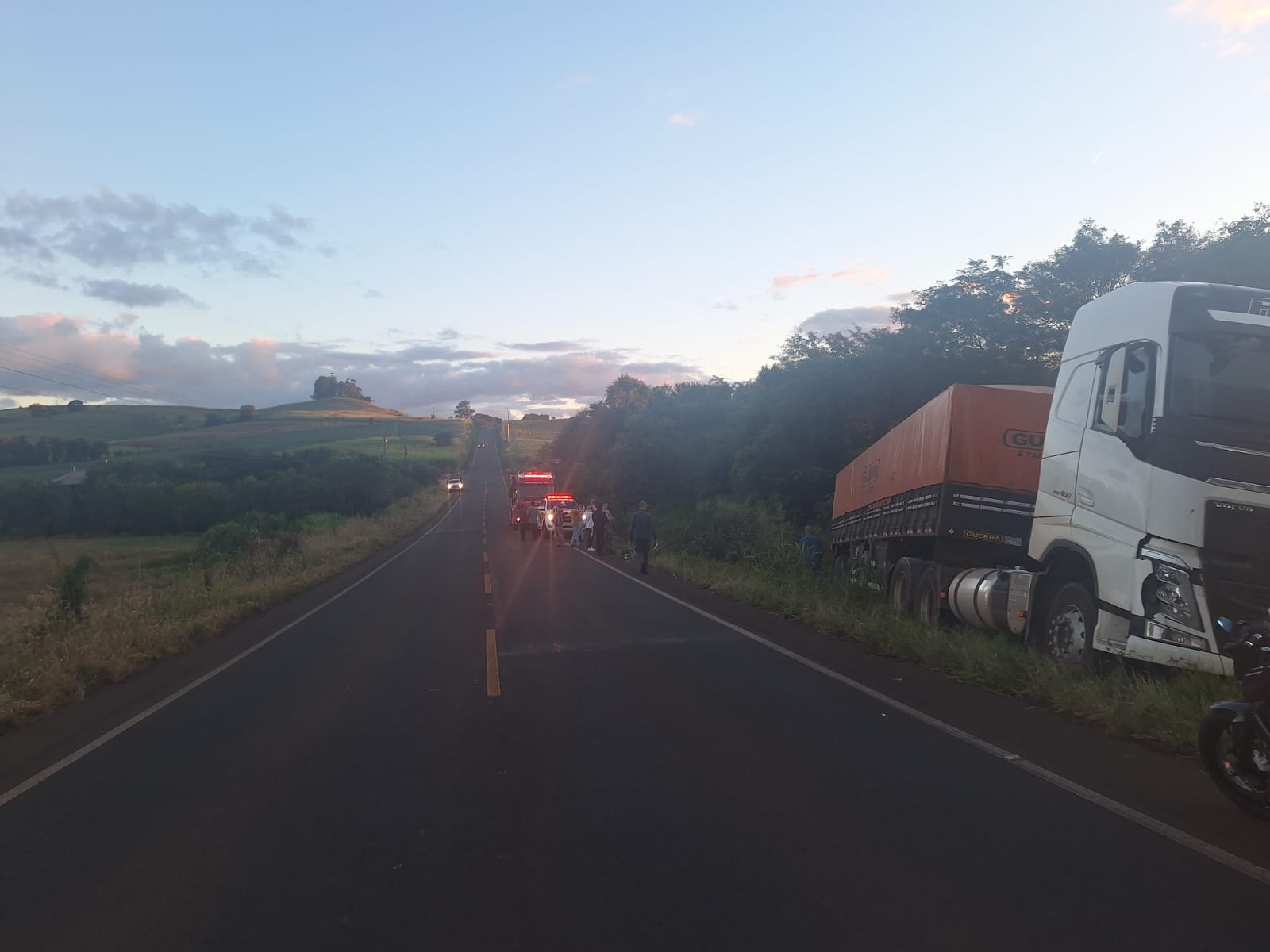 Motociclista fica gravemente ferido em acidente na SC-163