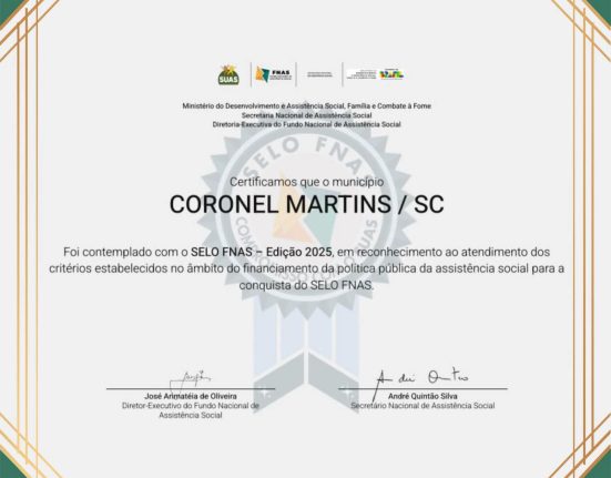 Foto Prefeitura de Coronel Martins