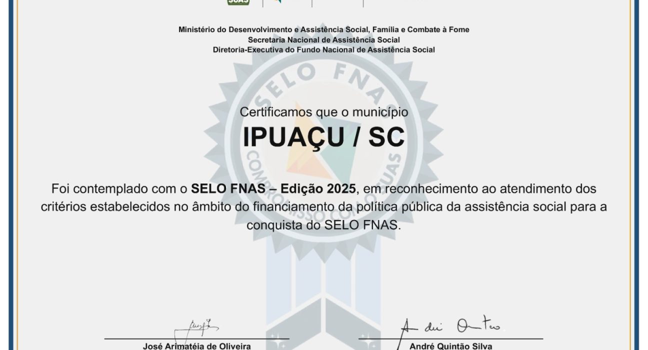 Foto Prefeitura de Ipuaçu