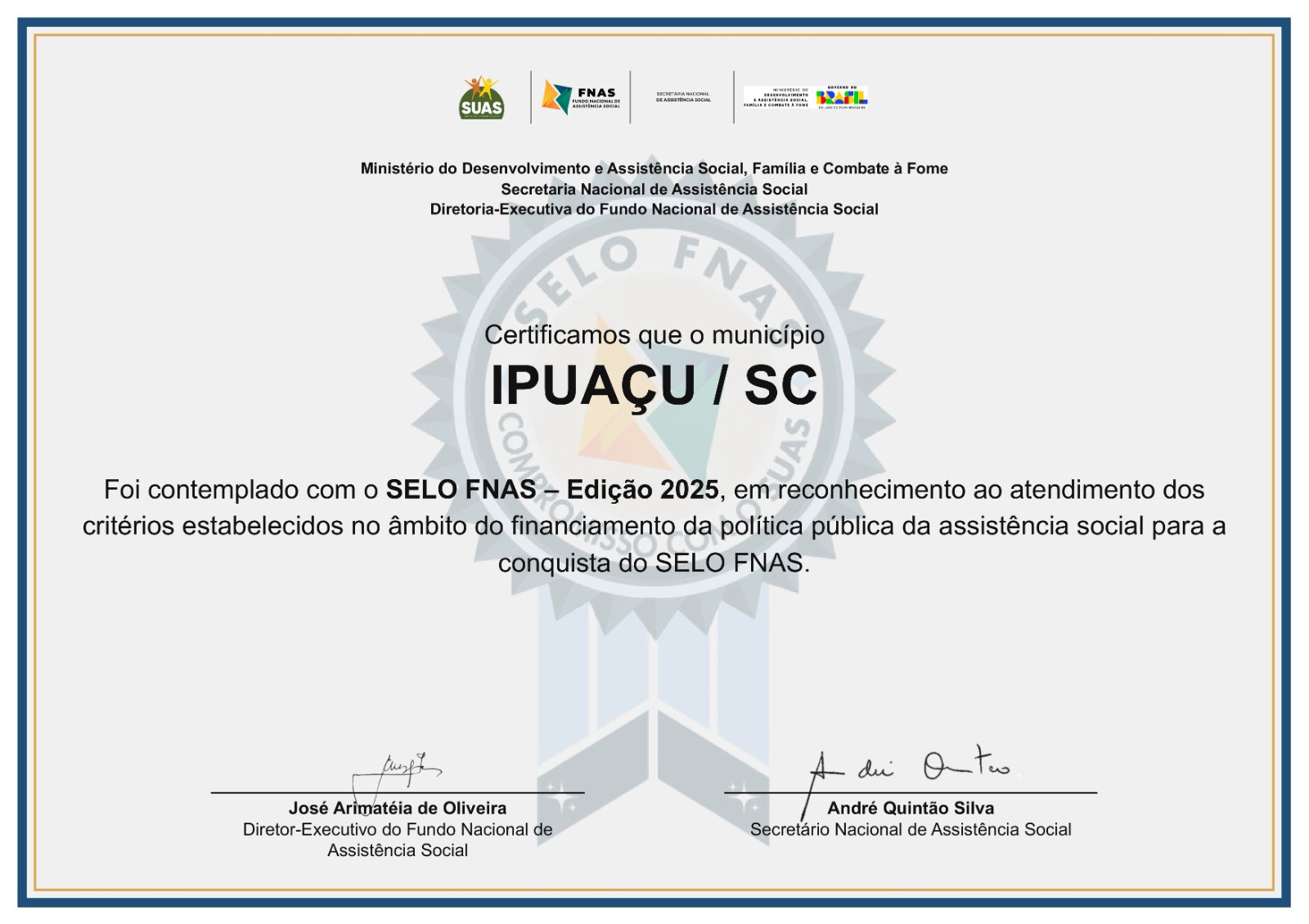 Foto Prefeitura de Ipuaçu