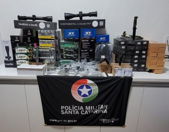 Ação ocorreu durante fiscalização da PMRv. Itens seriam destinados ao comércio irregular - Fotos Divulgação PMRv
