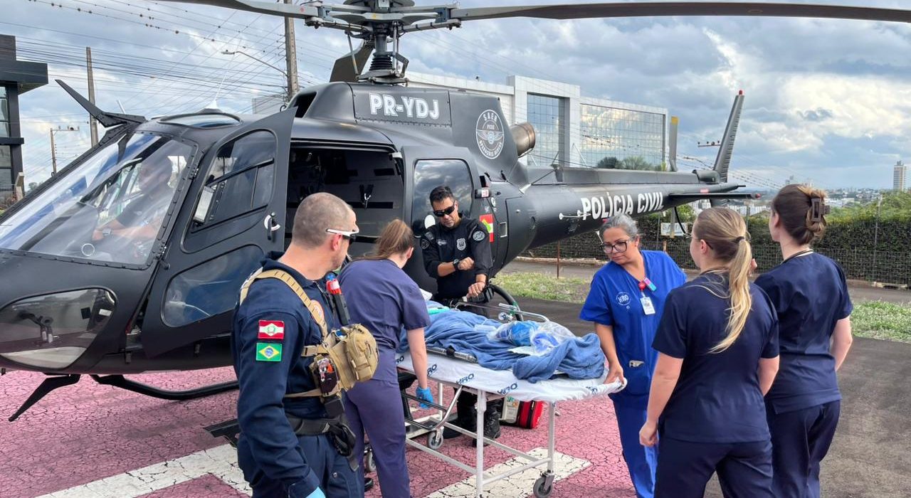 São Domingos aciona helicóptero para caso urgente de AVC