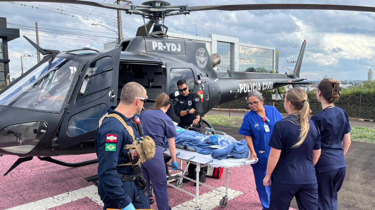 São Domingos aciona helicóptero para caso urgente de AVC