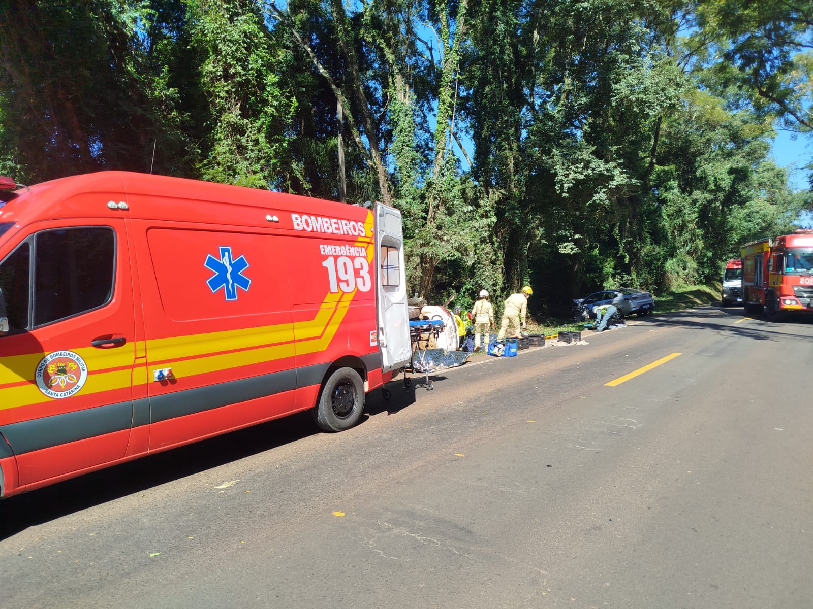 Colisão frontal na PR-158 deixa quatro mortos e dois feridos graves em Vitorino