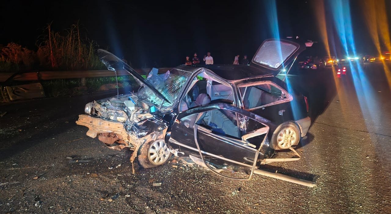 Colisão frontal deixa oito feridos graves em Jupiá