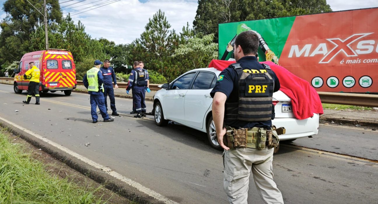 Jovem de 22 anos morreu no local - Foto PRF