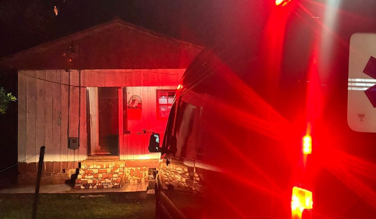 Acidente ocorreu em uma residência no interior de Cunha Porã - Foto Corpo de Bombeiros