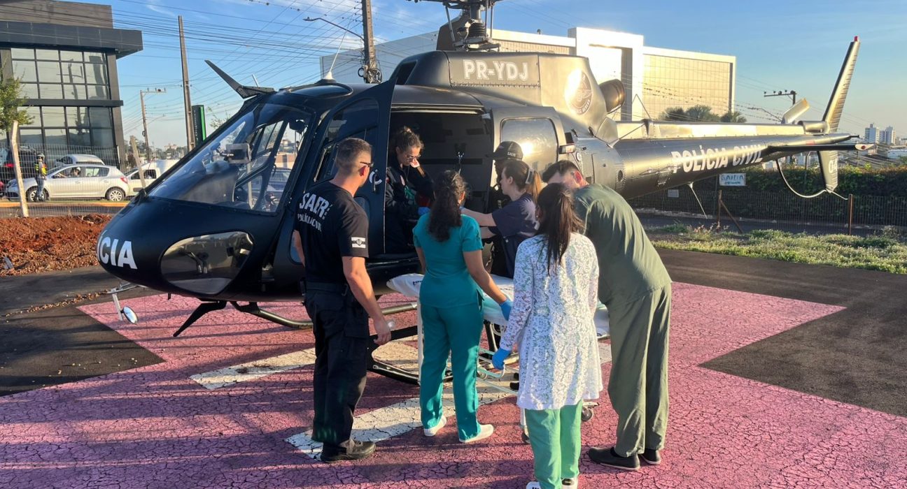 Criança sofre queimaduras graves após explosão de gás
