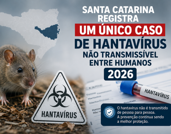Com vigilância ativa, Santa Catarina registra um único caso de hantavírus não transmissível entre humanos em 2026