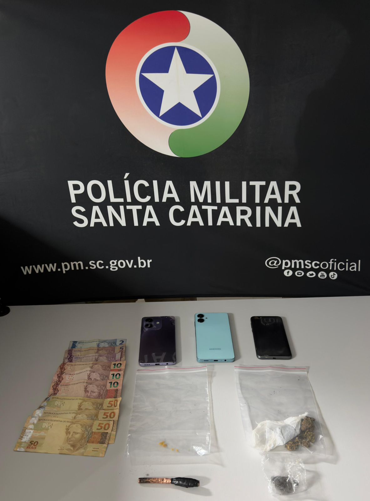 Casal é preso por tráfico de drogas em Xanxerê