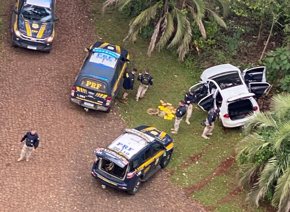Homem é preso com 25 quilos de drogas em Cordilheira Alta
