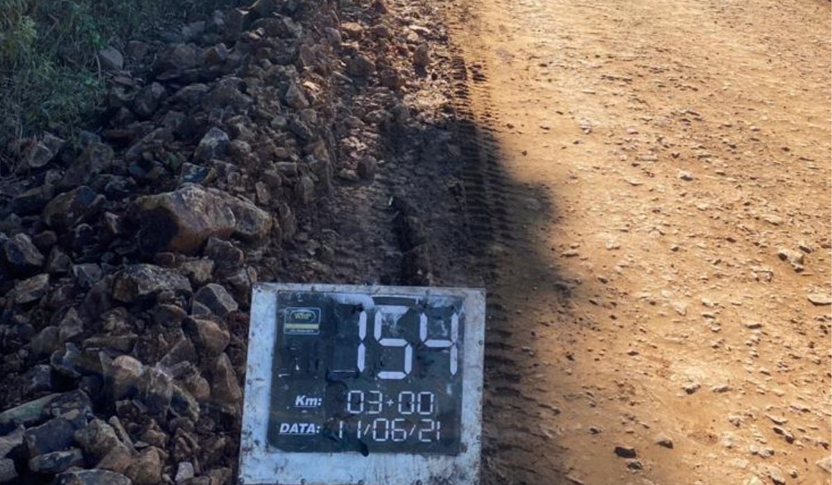 Pavimentação da SC-154 custará cerca de R$ 5,5 milhões por quilômetro - Fotos Divulgação Prefeitura de Ipumirim, ND Mais e NDTV