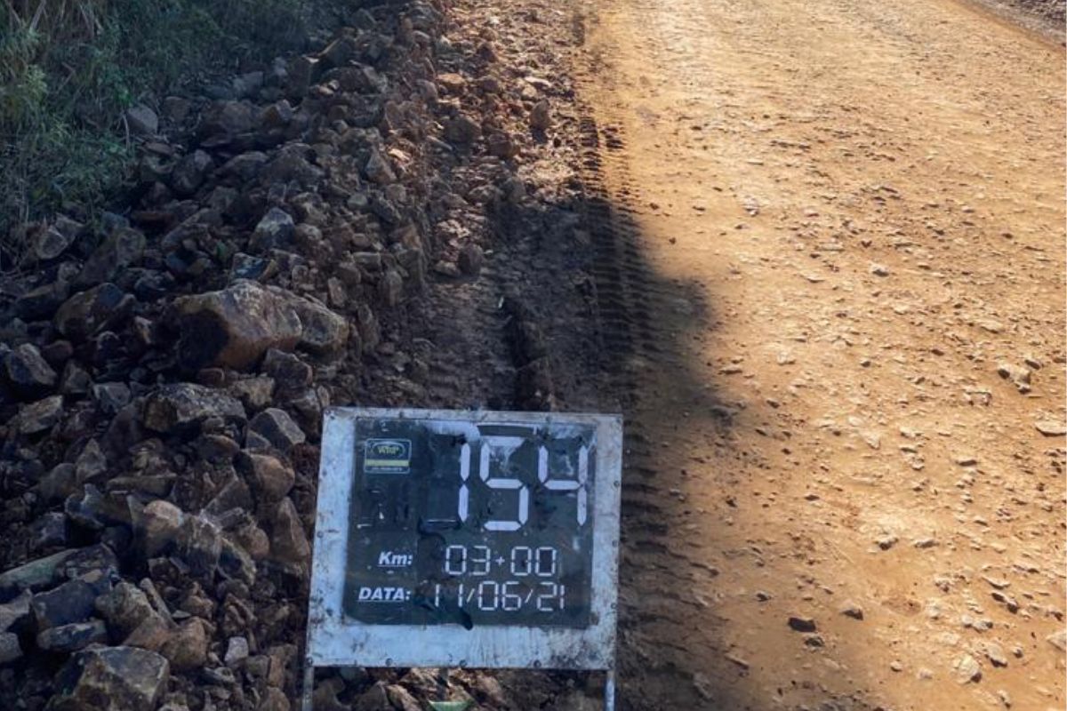 Pavimentação da SC-154 custará cerca de R$ 5,5 milhões por quilômetro - Fotos Divulgação Prefeitura de Ipumirim, ND Mais e NDTV