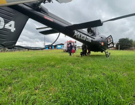 Paciente de 26 anos sofreu fraturas na perna, lesão arterial e choque hipovolêmico após acidente - Fotos Divulgação SAER-Fron