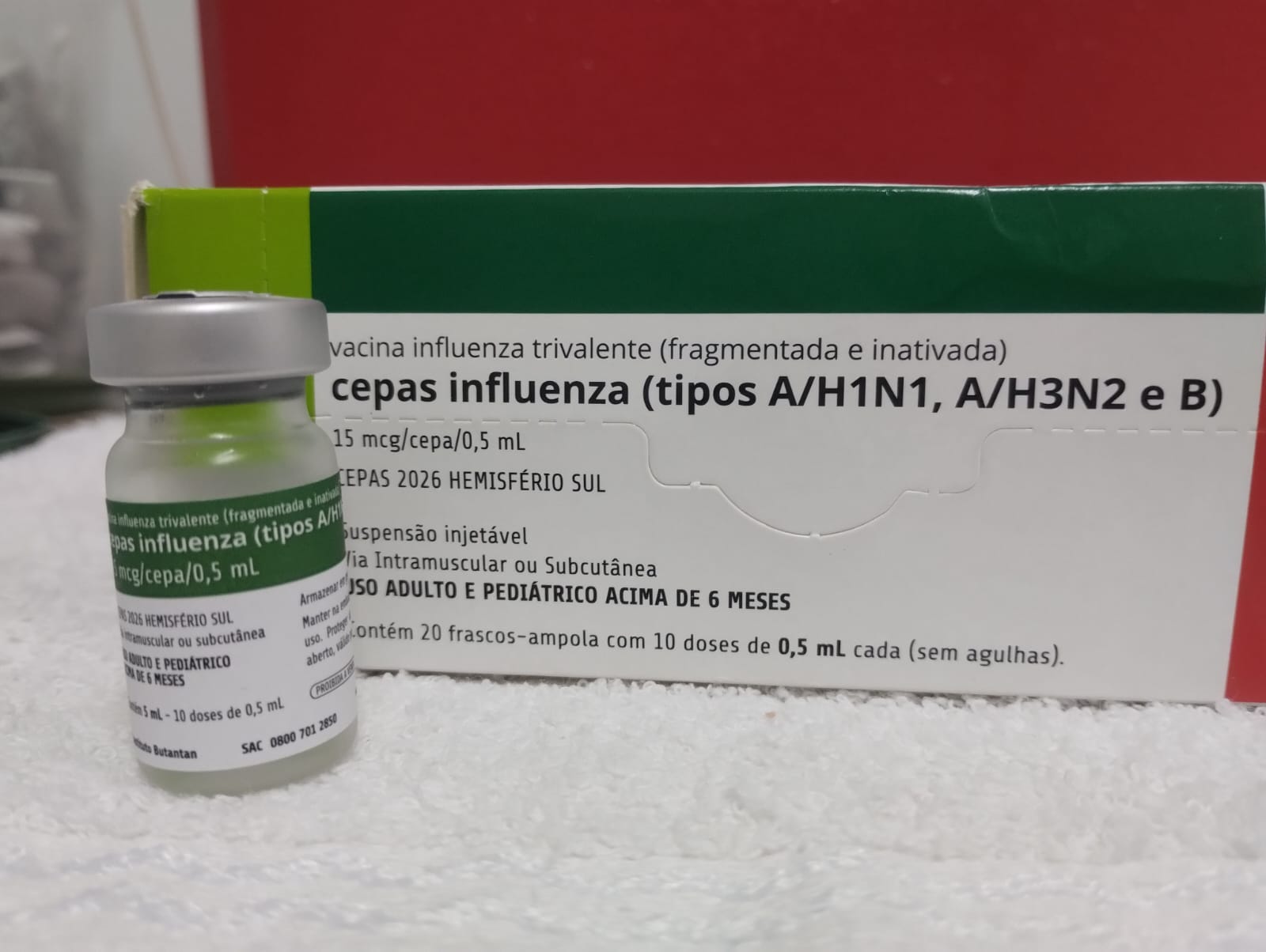 Vacina contra a gripe liberada para toda a população em São Domingos