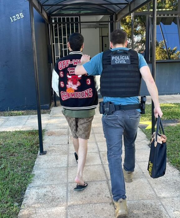 Segundo a Polícia Civil, vítima teria sido agredida durante sessão de violência registrada por pessoas que estavam no local - Foto PCSC