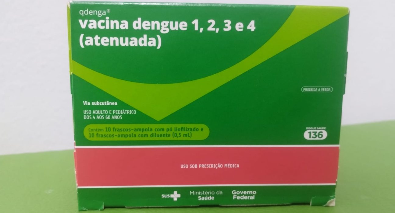 Vacinação contra a dengue segue disponível em São Domingos