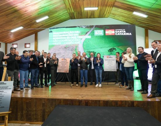 Governo entrega obras e anuncia novos investimentos em São Lourenço do Oeste