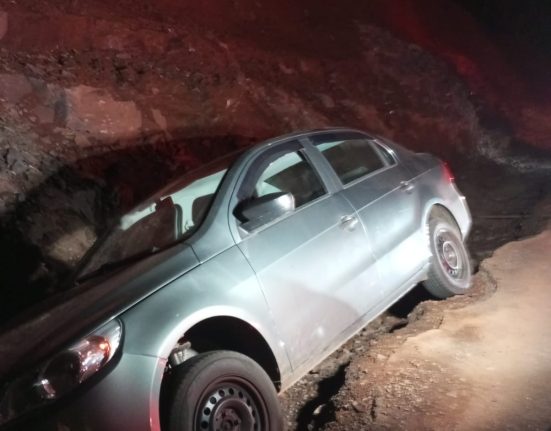 Idosa é resgatada após saída de pista e lateralização de veículo em Seara
