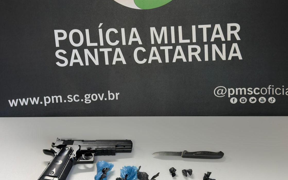 Polícia Militar prende homem por tráfico de drogas e apreende cocaína em Xanxerê