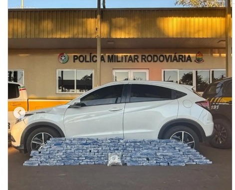 Quase 100 kg de maconha são apreendidos em ação conjunta na SC-480