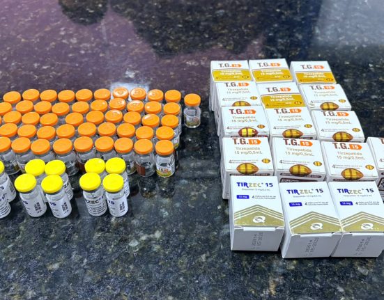 Medicamento apreendido em São Lourenço do Oeste - Foto PMRv