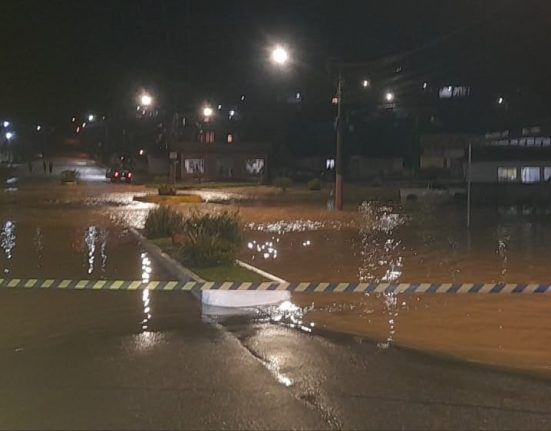 Cidades tiveram granizo, ventos fortes e chuva intensa - Foto Divulgação