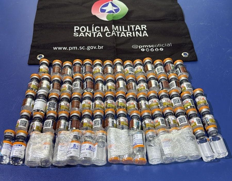 Produtos ilegais foram apreendidos e encaminhados à Receita Federal - Foto PMRv