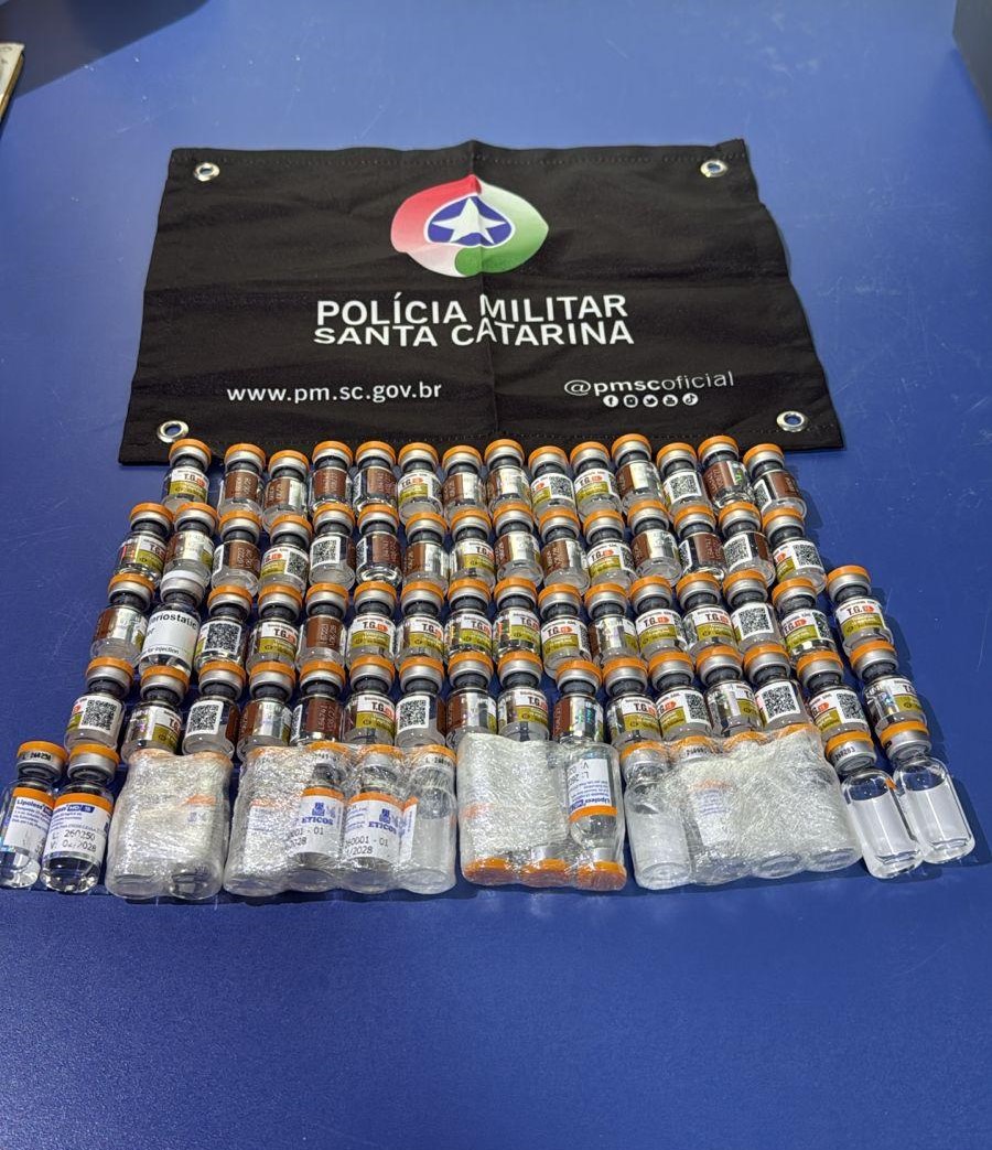 Produtos ilegais foram apreendidos e encaminhados à Receita Federal - Foto PMRv