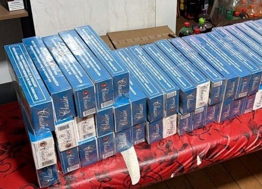 Mercadorias apreendidas pela Polícia Militar em abordagem em Xaxim - Fotos Polícia Militar