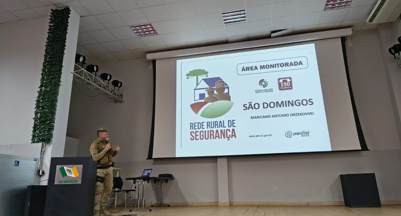 Rede Rural de Segurança é lançada em São Domingos para fortalecer proteção no campo