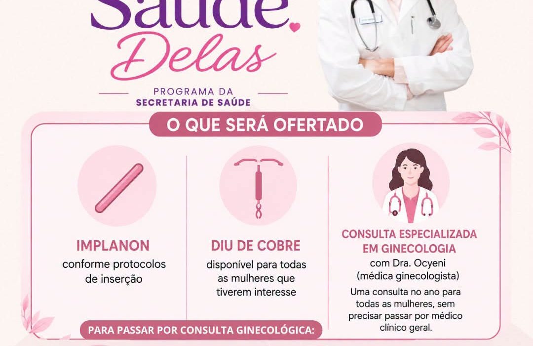Ipuaçu lança Programa Saúde Delas para ampliar atendimento à saúde da mulher