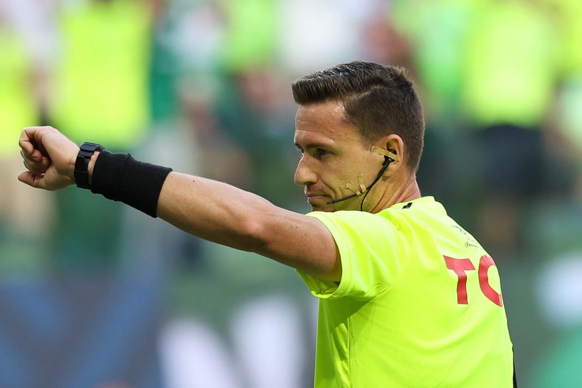 Árbitro Ramon Abatti Abel é natural de Turvo, no Sul de Santa Catarina - Foto Cesar Greco Palmeiras