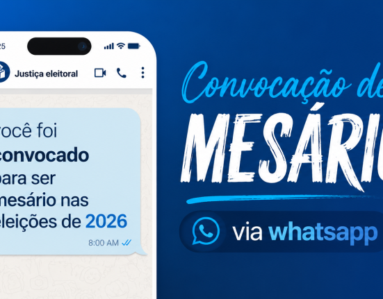 TRE-SC iniciará convocação de mesários para as Eleições 2026 por WhatsApp - Imagem: Divulgação