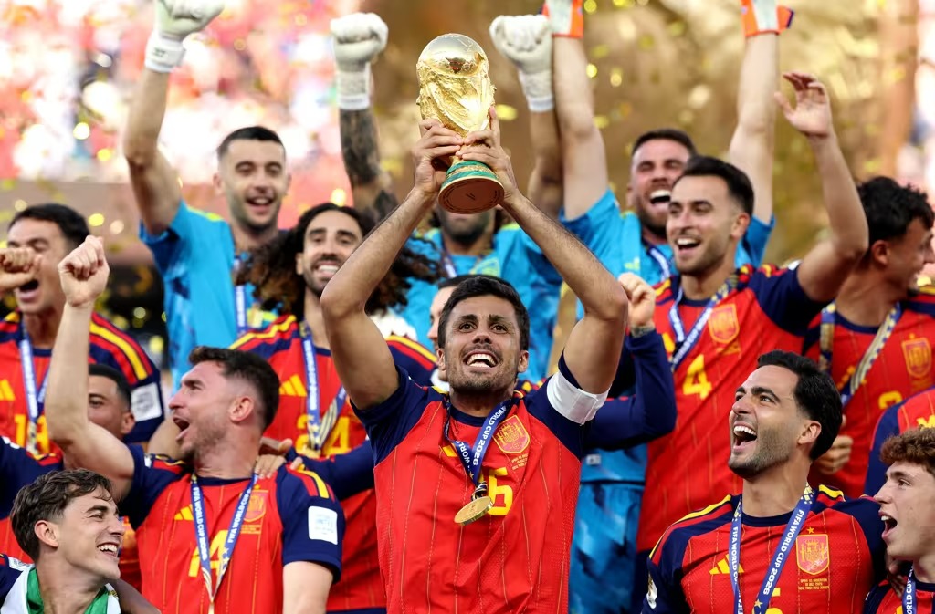 Espanha se tornou bicampeã da Copa do Mundo - Foto Divulgação