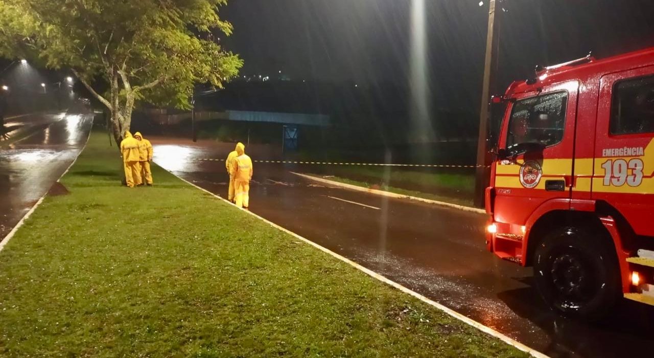 Pontos de alagamentos são registrados em Xanxerê - Fotos Defesa Civil de Xanxerê