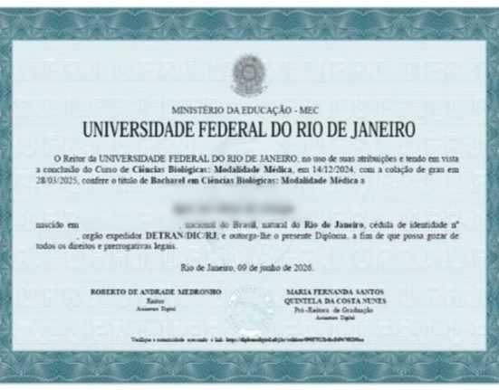 Desde julho de 2025, apenas o diploma digital possui validade jurídica para novos concluintes de cursos superiores no Brasil - Foto Divulgação
