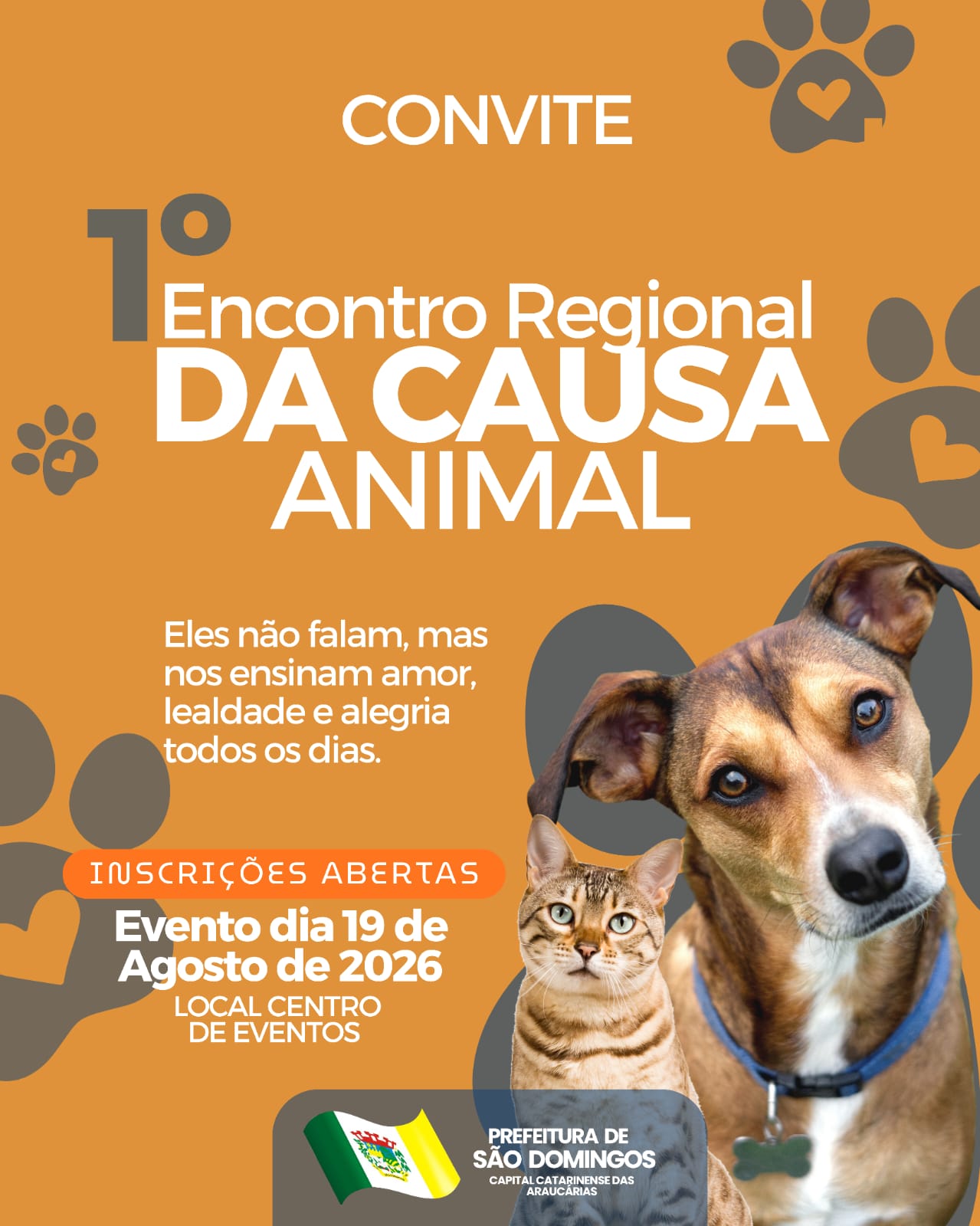 São Domingos será palco do 1º Encontro Regional da Causa Animal - Fotos Prefeitura de São Domingos