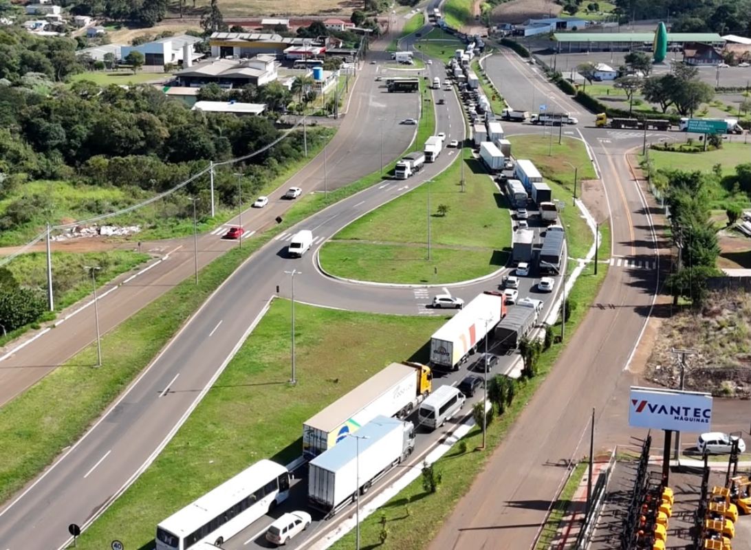 A duplicação entre São Miguel do Oeste e Lages deve ser concluída até o fim deste ano - Foto Canal Ideal