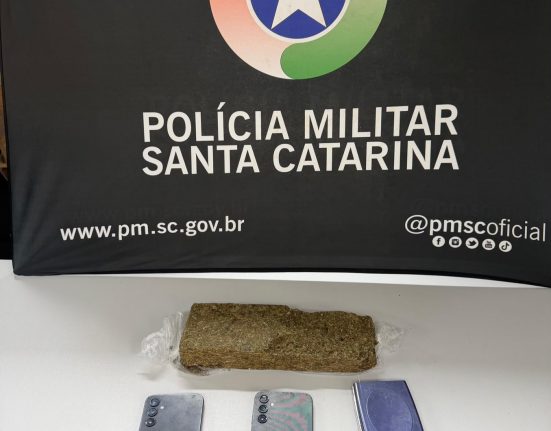 Materiais apreendidos pela Polícia Militar após confronto em Xanxerê - Foto Polícia Militar