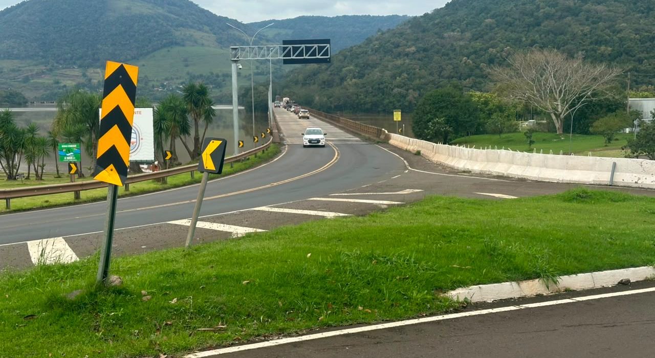 SC-480 em Chapecó terá trânsito em sistema Pare e Siga na segunda-feira