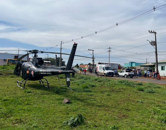 Menina de 13 anos fica ferida após ser atropelada em Guatambu