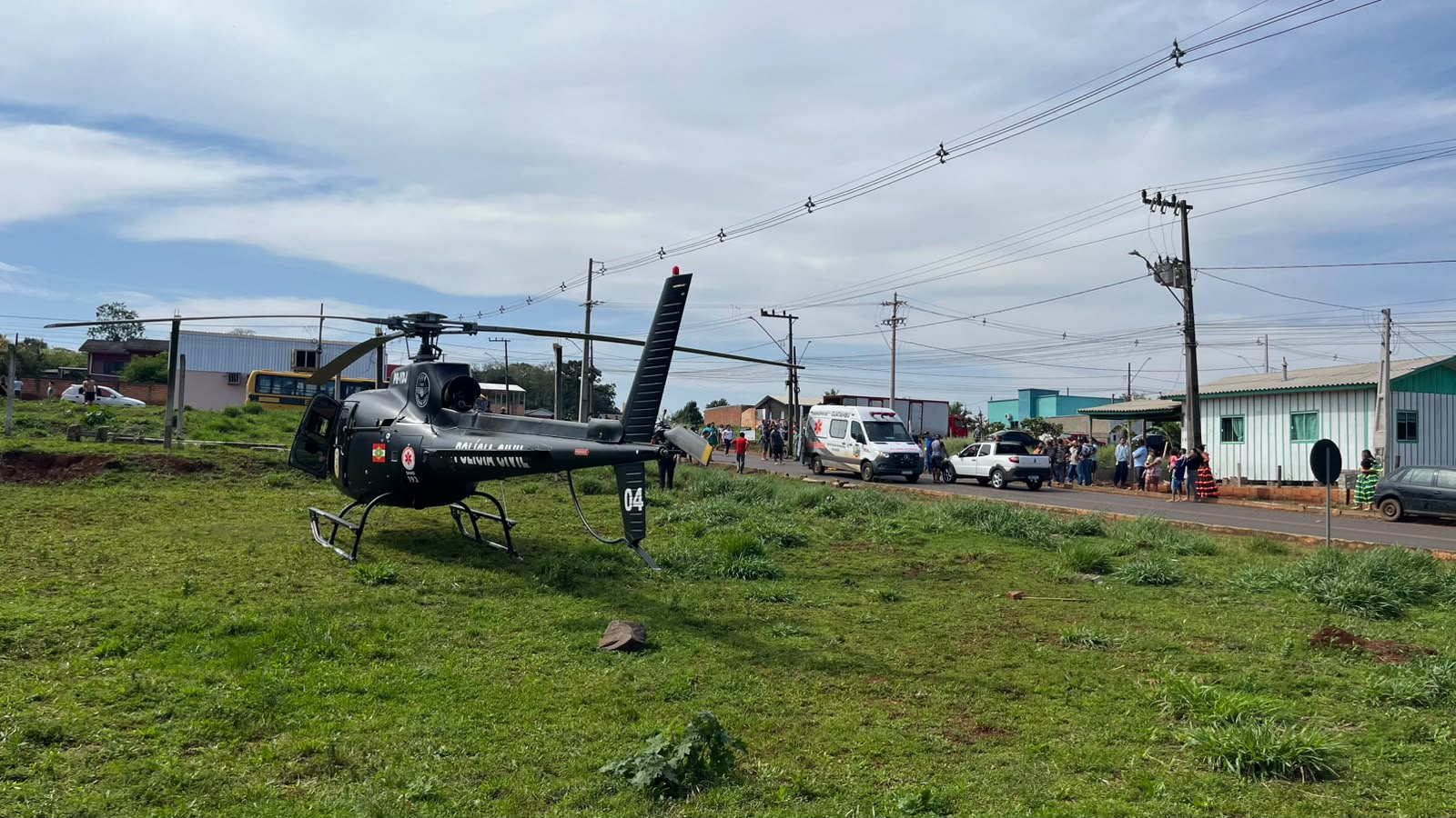 Menina de 13 anos fica ferida após ser atropelada em Guatambu