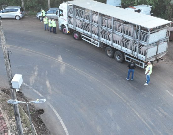 Drone auxilia fiscalização agropecuária no Oeste de SC - foto Polícia Civil