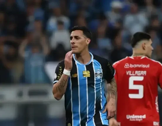 Grêmio vence o Gre-Nal por 3 a 1 e garante vaga na semifinal da Copa do Brasil - Foto Divulgação Rede Peperi