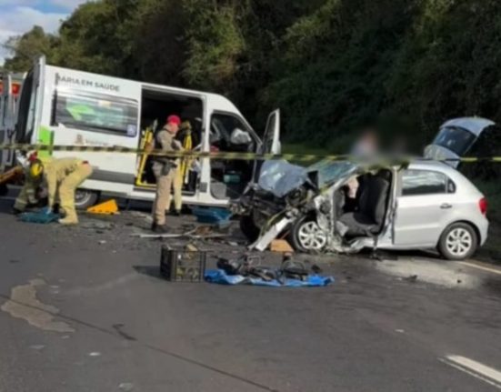 Acidente deixou um motorista gravemente ferido e mobilizou equipes de resgate na região - Fotos Edson Honaiser Rede Celinauta e Olho Vivo PR