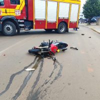 Helicóptero foi acionado para ocorrência na SC-480 - Fotos Corpo de Bombeiros e Saer-Fron