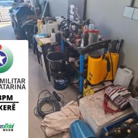 Dois homens são presos após furto em comércio de Xanxerê