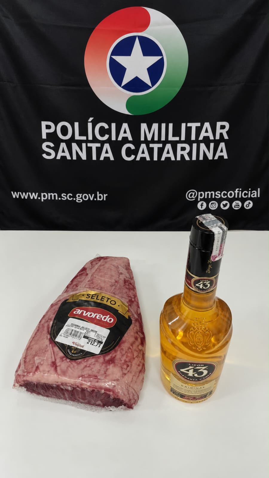Homem é preso em flagrante por furto em mercado de Xanxerê